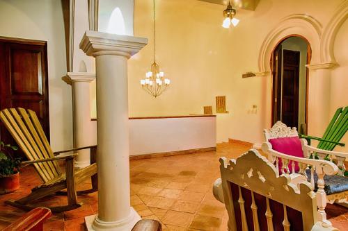 Posezení v ubytování Casa D´Remedios La Bella Hotel Boutique
