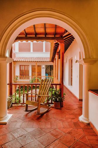 Balkón nebo terasa v ubytování Casa D´Remedios La Bella Hotel Boutique