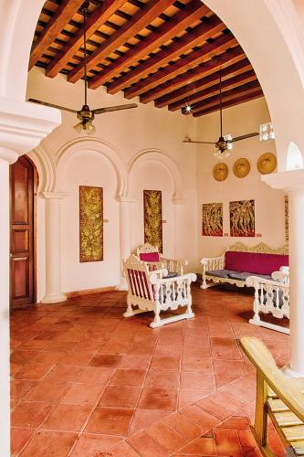 Posezení v ubytování Casa D´Remedios La Bella Hotel Boutique