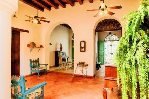 Posezení v ubytování Casa D´Remedios La Bella Hotel Boutique
