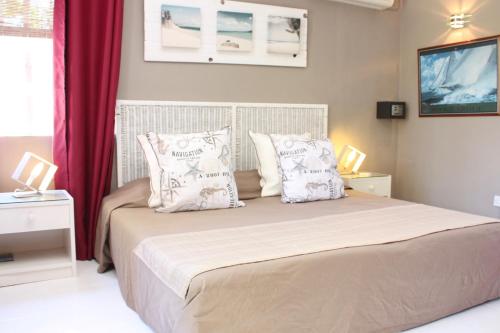 Cama o camas de una habitación en Capnord Maurice