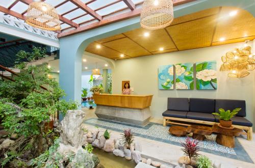 Posezení v ubytování Villa De Campagne Hoi An- Boutique homestay with pool and family soul