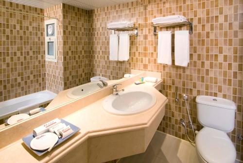 Koupelna v ubytování 4S Hotel Dahab