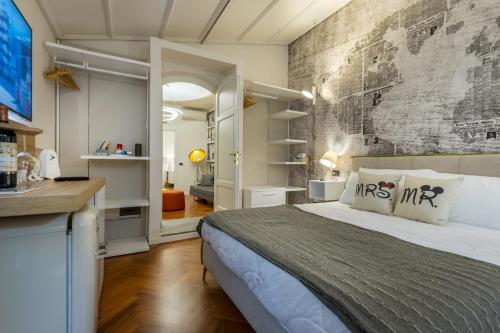 Postel nebo postele na pokoji v ubytování Moscova Luxury B&B