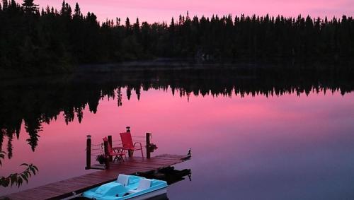 Galeriebild der Unterkunft Hebergement Cerfs-Tifie fermette in Saint-Félix-d'Otis
