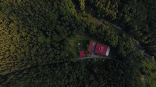 Vista aèria de Ośrodek leśny Rajsko w Zapuście