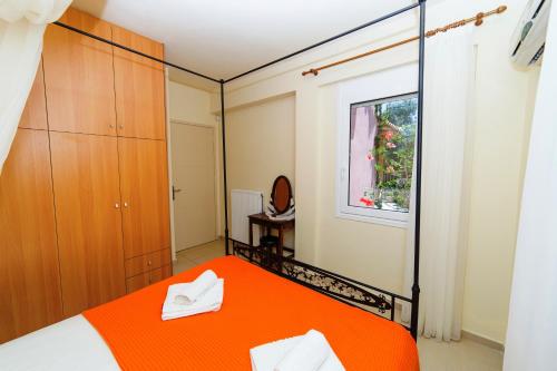 Katil atau katil-katil dalam bilik di Alkistis Villa