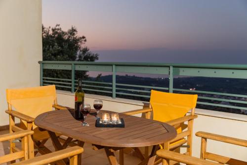Balkoni atau teres di Alkistis Villa