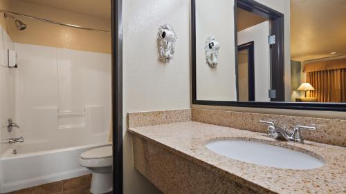 A bathroom at Best Western Regency Inn & Suites