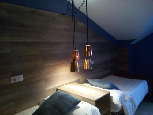 Katil atau katil-katil dalam bilik di Hostal Catalina de Austria