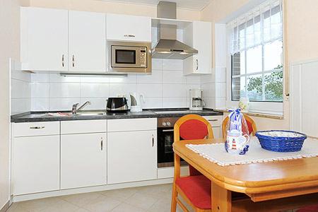 Köök või kööginurk majutusasutuses Haus Andreesen