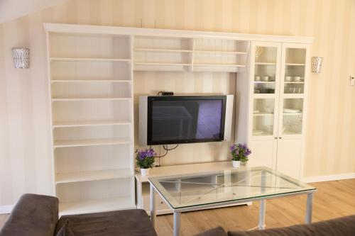 Μια τηλεόραση ή/και κέντρο ψυχαγωγίας στο Apartamentos Sol Real