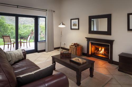 Posezení v ubytování Wildehondekloof Game Lodge