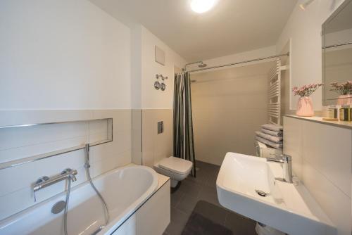 Koupelna v ubytování Design Apartments - "Am Schlosspark"