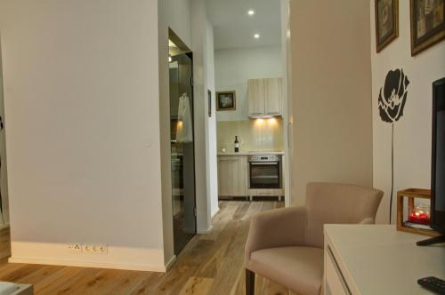 Dapur atau dapur kecil di Triangle Apartments