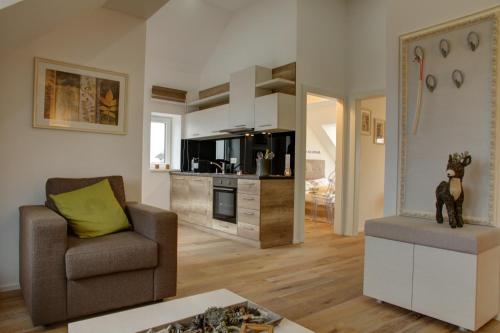 Dapur atau dapur kecil di Triangle Apartments