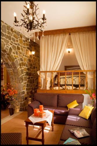 Χώρος καθιστικού στο Creta guesthouse ARXONTIKO!