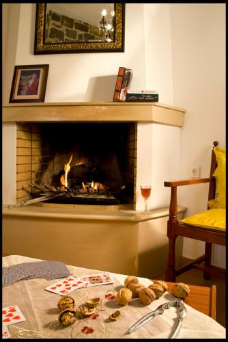 Χώρος καθιστικού στο Creta guesthouse ARXONTIKO!