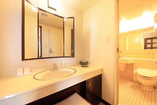 Ένα μπάνιο στο Quintessa Hotel Ogaki