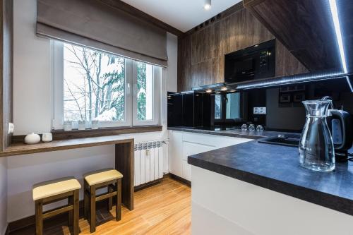 Kuchyňa alebo kuchynka v ubytovaní Apartament Helena Odkryj Zakopane