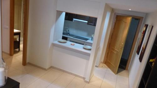 Koupelna v ubytování Apartamentos Duque
