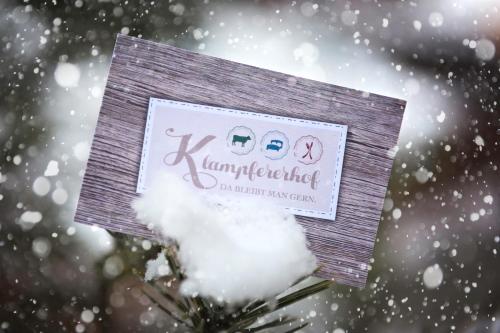 Klampfererhof durante el invierno