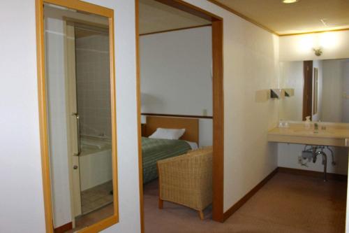 Koupelna v ubytování Refre Hotel