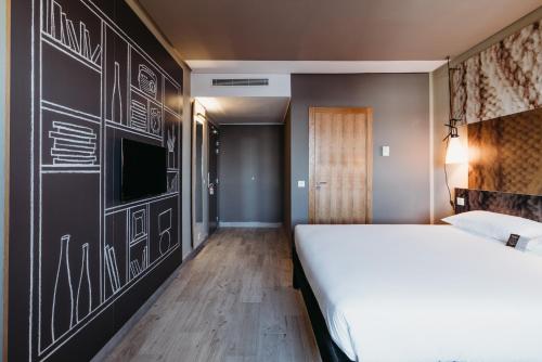 Cama o camas de una habitación en Ibis Mohammedia