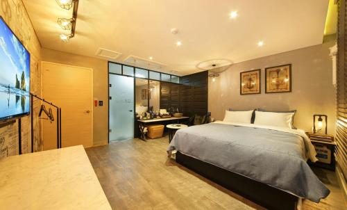 Katil atau katil-katil dalam bilik di Hotel Nol