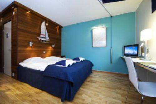 Ένα ή περισσότερα κρεβάτια σε δωμάτιο στο Best Western Hotel Norra Vattern