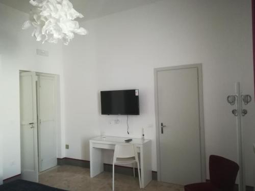 TV a/nebo společenská místnost v ubytování B&B la cascata