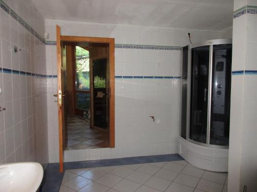 Koupelna v ubytování Villa Cechy