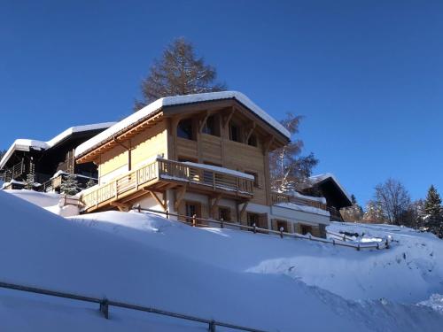 Chalet Grand Roi durante el invierno