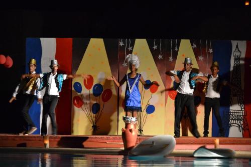 a group of people performing on a stage at Zephir Hôtel & Spa in Zarzis