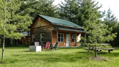 Zahrada ubytování Chalets du Domaine Yamaska