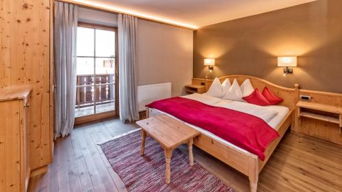 Cama o camas de una habitación en Widmannhof - Urlaub auf dem Biobauernhof
