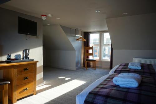 Lochside Hotelにあるベッド