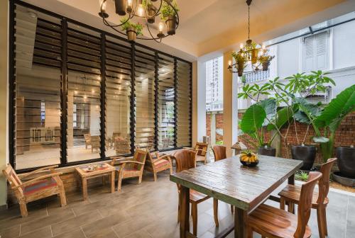 Χώρος καθιστικού στο Treasures Hotel and Suites