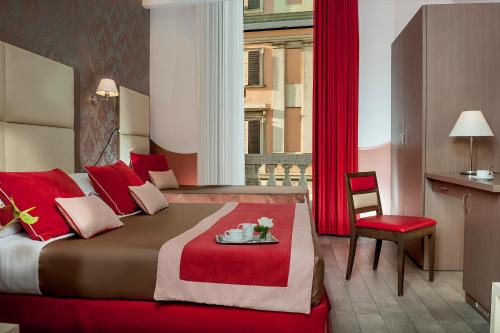 Postel nebo postele na pokoji v ubytování Demetra Hotel