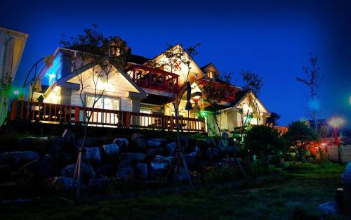 Zahrada ubytování Pungcha & Herb Pension