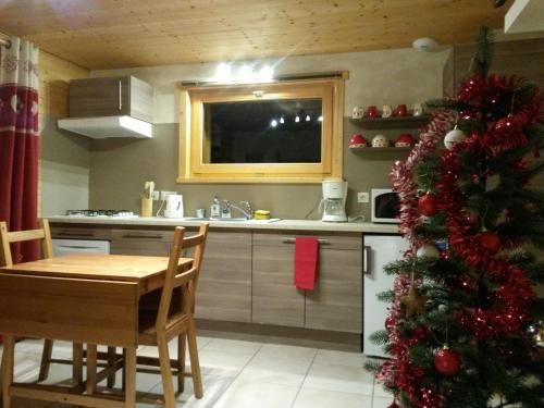 Kuchyň nebo kuchyňský kout v ubytování Appartement Borne