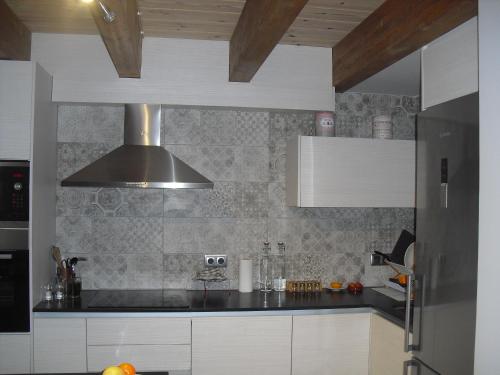 Dapur atau dapur kecil di Vilamaroto
