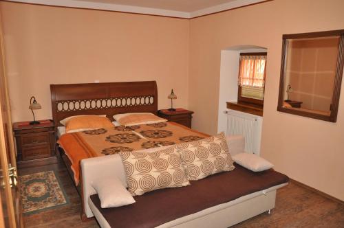 Postel nebo postele na pokoji v ubytování Bed & Breakfast Pr'Sknet