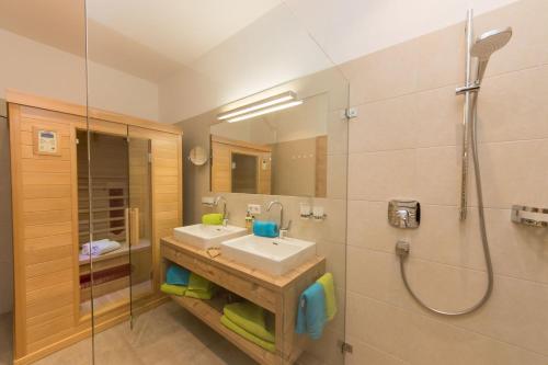 Kúpeľňa v ubytovaní Ferienhaus Hohenwarter