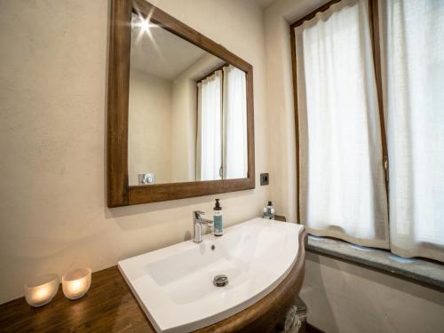 Koupelna v ubytování Maison Aosta