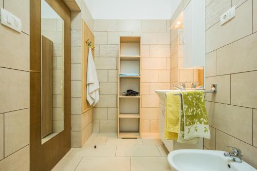 Koupelna v ubytování Apartments Villa Luciana
