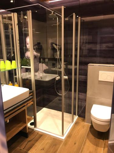 Ein Badezimmer in der Unterkunft Almresort Baumschlagerberg