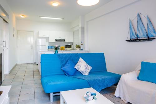 Kuchyň nebo kuchyňský kout v ubytování Krasas Beach Apts