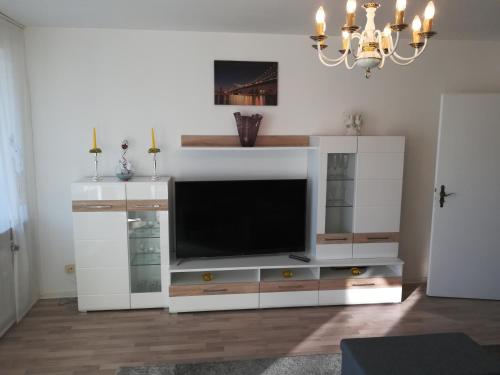 Et tv og/eller underholdning på Ferien - und Messewohnung am Stadtpark