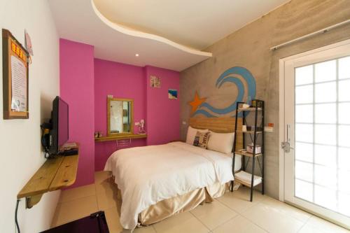 Postel nebo postele na pokoji v ubytování Starry Bay Inn